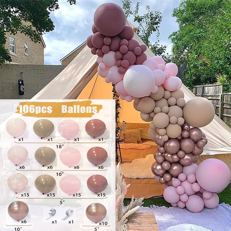 Baby Shower Birthday Balloons Blue Metallic Balloon Garland Arch Kit Welcome Girl Baptism Confetti Birthday Party Decoration - Originalsgroup