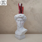 W&amp;G Nordic Vase Home Decor Vase Creative Human Head Portrait Flower Vases Room Decoration Resin David Flower Vase Room Decor - Originalsgroup
