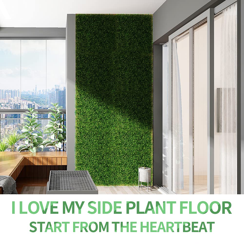 Artificial Plants Grass Wall Panel Boxwood Hedge Greenery UV Protection Green Decor Privacy Fence Backyard Screen Wedding - Originalsgroup