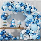 Blue Macaron Balloon Garland Arch Kit Birthday Party Decor Foil Latex Ballon Wedding Birthday Party Baby Shower Kids Baloon - Originalsgroup