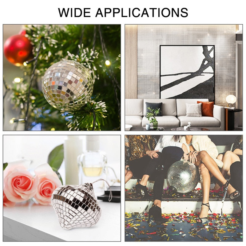 Disco Ball DIY Glass Mirror Stickers Wall Stickers Self-adhesive Home Decoration Wall Decoration Interior Decoration Creative - Originalsgroup