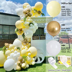 Balloons Arch Set Pink White Gold And Confetti Balloon Garland Wedding Baby Baptism Shower Birthday Party Balloon Decoration - Originalsgroup