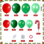 Christmas Balloon Arch Green Gold Red Box Candy Balloons Garland Cone Explosion Star Foil Balloons New Year Christma Party Decor - Originalsgroup