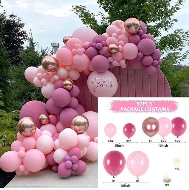 Balloon Garland Arch Kit Wedding Birthday Party Decoration Confetti Latex Balloons Gender Reveal Baptism Baby Shower Decorations by Originals Group - Originalsgroup