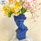 W&amp;G Nordic Vase Home Decor Vase Creative Human Head Portrait Flower Vases Room Decoration Resin David Flower Vase Room Decor - Originalsgroup