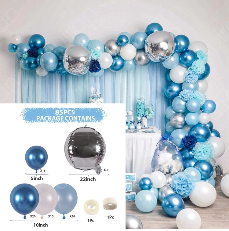 Macaron Balloons Garland Latex Ballons Arch Happy Birthday Party Decor Kids Adult Wedding Baloon Chain Baby Shower Balloon - Originalsgroup