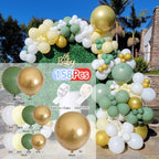 Balloons Arch Set Pink White Gold And Confetti Balloon Garland Wedding Baby Baptism Shower Birthday Party Balloon Decoration - Originalsgroup
