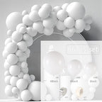 White Gold Balloon Garland Arch Kit Happy Birthday Party Decoration Kids Wedding Birthday Balloon Latex Baloon Baby Shower - Originalsgroup