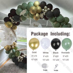 162Pcs Avocado Green Balloons Garland Arch Creamy White Retro Olive Green Balloon for Wedding Birthday Party Background Decor - Originalsgroup