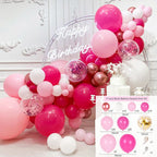 Macaron Pink Balloon Garland Arch Kit Wedding Birthday Party Decoration Kids Globos Rose Gold Confetti Latex Ballon Baby Shower - Originalsgroup