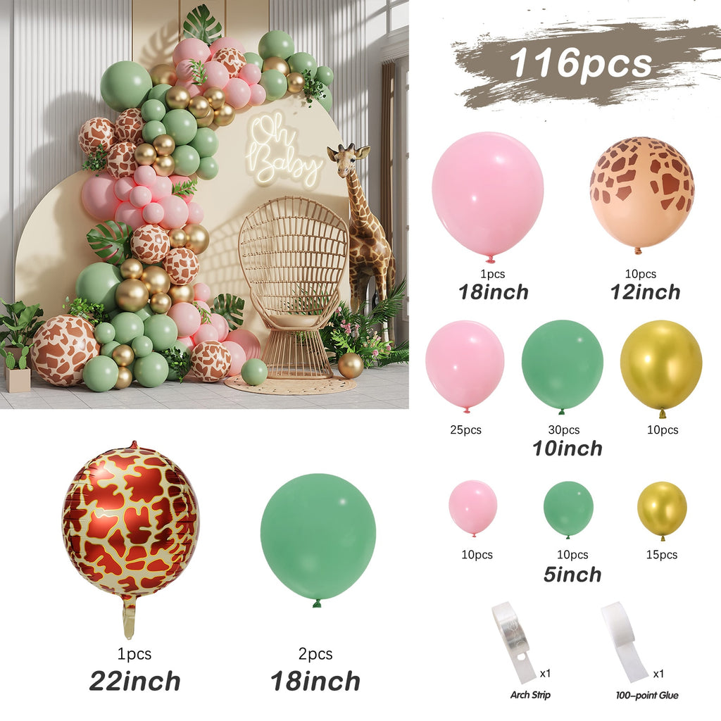 Macaron Pink Balloon Garland Arch Welcome Baby Shower Valentines Day Birthday Party Wedding Decoration Anniversaire Latex Baloon - Originalsgroup