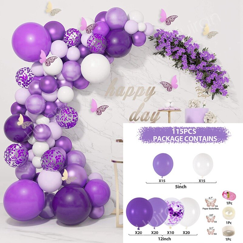 Macaron Balloons Garland Latex Ballons Arch Happy Birthday Party Decor Kids Adult Wedding Baloon Chain Baby Shower Balloon - Originalsgroup