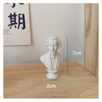 W&amp;G Nordic Vase Home Decor Vase Creative Human Head Portrait Flower Vases Room Decoration Resin David Flower Vase Room Decor - Originalsgroup
