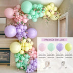 Macaron Balloons Garland Latex Ballons Arch Happy Birthday Party Decor Kids Adult Wedding Baloon Chain Baby Shower Balloon - Originalsgroup