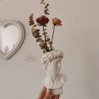 W&amp;G Nordic Vase Home Decor Vase Creative Human Head Portrait Flower Vases Room Decoration Resin David Flower Vase Room Decor - Originalsgroup