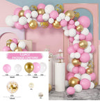 White Gold Balloon Garland Arch Kit Happy Birthday Party Decoration Kids Wedding Birthday Balloon Latex Baloon Baby Shower - Originalsgroup