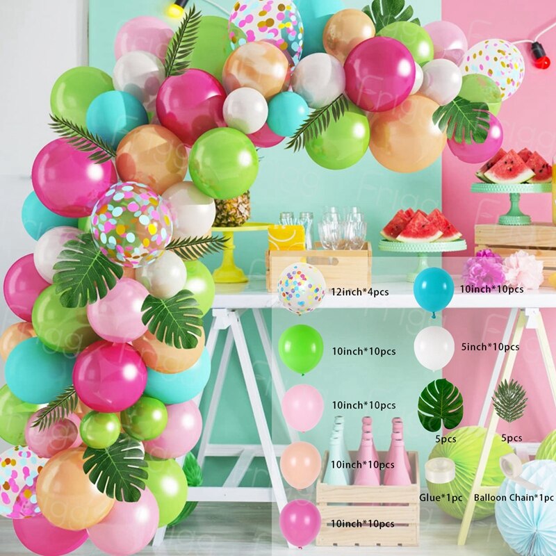 Macaron Balloons Garland Latex Ballons Arch Happy Birthday Party Decor Kids Adult Wedding Baloon Chain Baby Shower Balloon - Originalsgroup