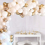 White Gold Balloon Garland Arch Kit Happy Birthday Party Decoration Kids Wedding Birthday Balloon Latex Baloon Baby Shower - Originalsgroup