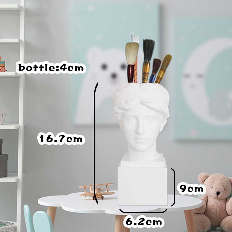 W&amp;G Nordic Vase Home Decor Vase Creative Human Head Portrait Flower Vases Room Decoration Resin David Flower Vase Room Decor - Originalsgroup