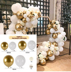 White Gold Balloon Garland Arch Kit Happy Birthday Party Decoration Kids Wedding Birthday Balloon Latex Baloon Baby Shower - Originalsgroup