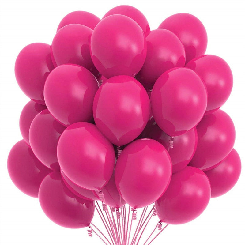 10/20pcs Gold Black Pink Latex Balloons Birthday Party Decorations Adult Wedding Decorations Helium Globos Baby Shower Ballon - Originalsgroup