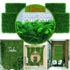 Artificial Plants Grass Wall Panel Boxwood Hedge Greenery UV Protection Green Decor Privacy Fence Backyard Screen Wedding - Originalsgroup