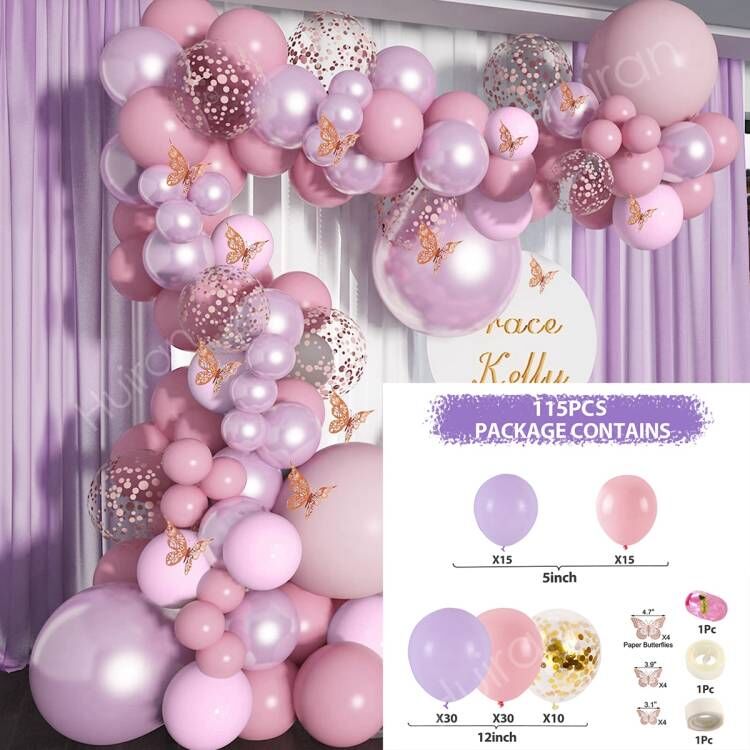 Macaron Balloons Garland Latex Ballons Arch Happy Birthday Party Decor Kids Adult Wedding Baloon Chain Baby Shower Balloon - Originalsgroup