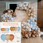 Baby Shower Birthday Balloons Blue Metallic Balloon Garland Arch Kit Welcome Girl Baptism Confetti Birthday Party Decoration - Originalsgroup