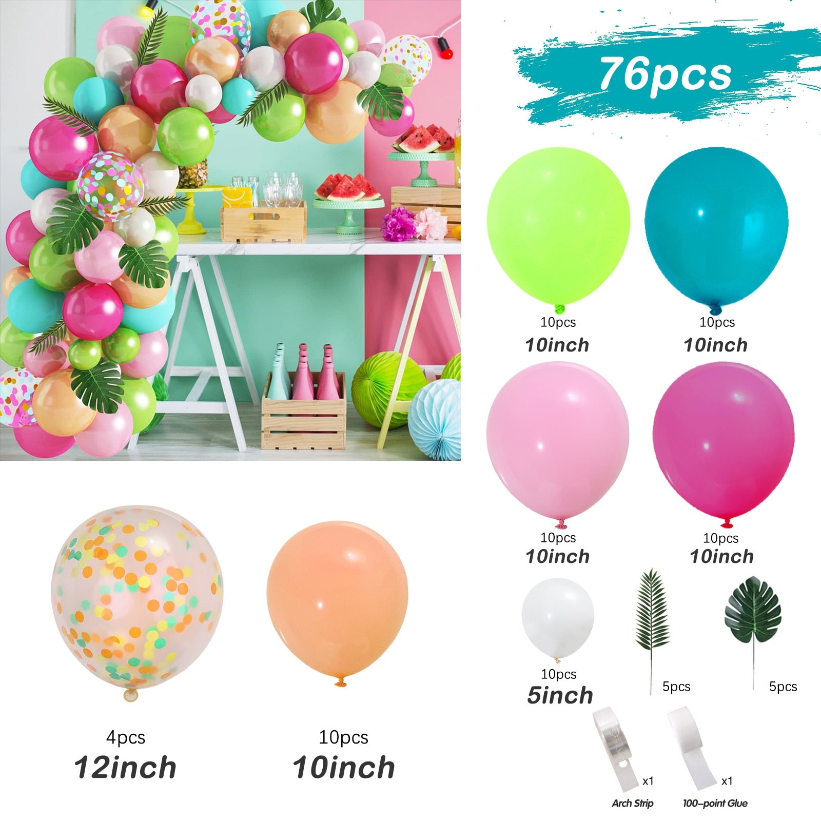 Macaron Pink Balloon Garland Arch Welcome Baby Shower Valentines Day Birthday Party Wedding Decoration Anniversaire Latex Baloon - Originalsgroup