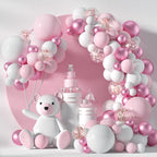 Macaron Pink Balloon Garland Arch Welcome Baby Shower Valentines Day Birthday Party Wedding Decoration Anniversaire Latex Baloon - Originalsgroup