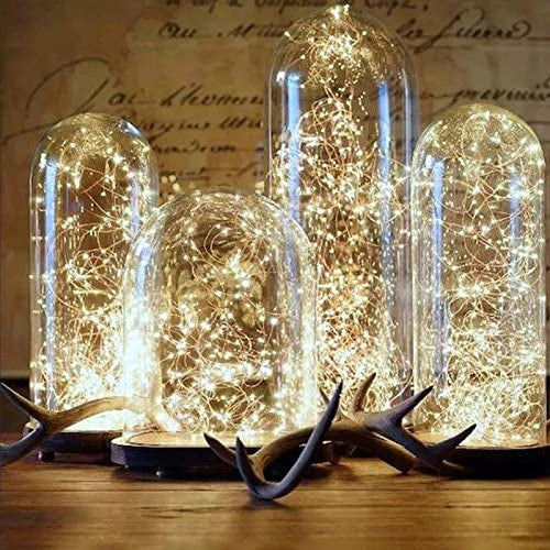 Originals Group 4 Packs of 6ft LEDs String Lights Mini Batteries Included for Wedding Centerpieces,Teepee Tent, Patio, P - Originalsgroup