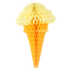 5pcs/set Ice Cream Shape Tissue Paper Hanging Honeycomb Balls Lanterns Poms Wedding Birthday Party Home Decoration Paper Balls - Originalsgroup