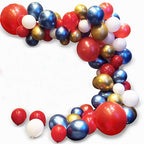 85pcs Super Hero Balloons Garland Arch Kit Red Blue Gold White Balloons WeddingBirthday Party Decorations Baby Shower Globos - Originalsgroup