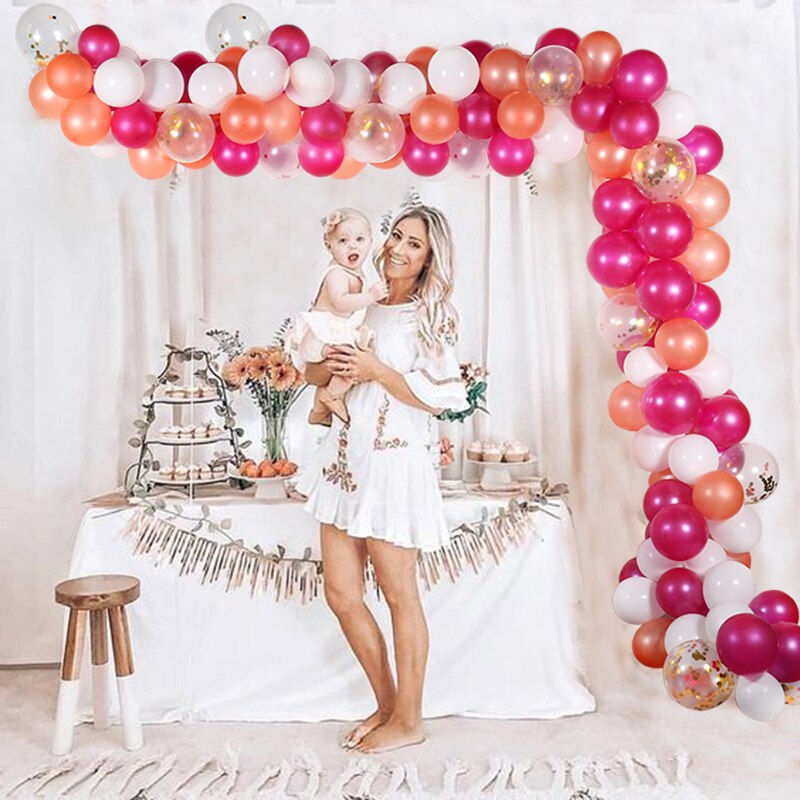 113pcs Balloon Garland Arch Kit Pink Blue Latex Air Balloons Wedding Decor Baloon Baby Shower 1st Birthday Boy Party Supplies - Originalsgroup