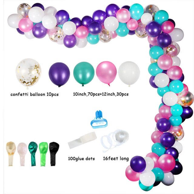 113pcs Balloon Garland Arch Kit Pink Blue Latex Air Balloons Wedding Decor Baloon Baby Shower 1st Birthday Boy Party Supplies - Originalsgroup