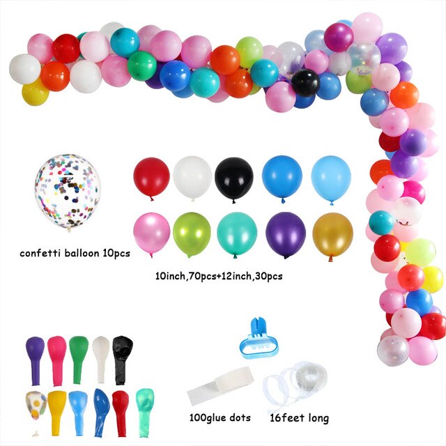 113pcs Balloon Garland Arch Kit Pink Blue Latex Air Balloons Wedding Decor Baloon Baby Shower 1st Birthday Boy Party Supplies - Originalsgroup