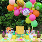 123pcs Lovely Watermelon Theme Fruit Balloons Garland Arch Kit Hawaiian Summer Pool Party Wedding Birthday Decoration Supplies - Originalsgroup