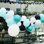 114pcs Turquoise Balloons Garland Arch Kit Tiffany Blue White Metallic Latex Balloons Bridal Shower Wedding Birthday Decoration - Originalsgroup