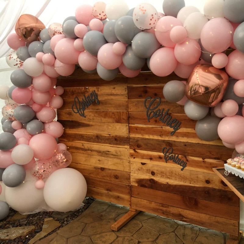 1Set Macaron Balloon Garland Arch Kit for Wedding Adult Birthday Party Decorations Supplies Kids Boy Girl Baby Shower Balloons - Originalsgroup