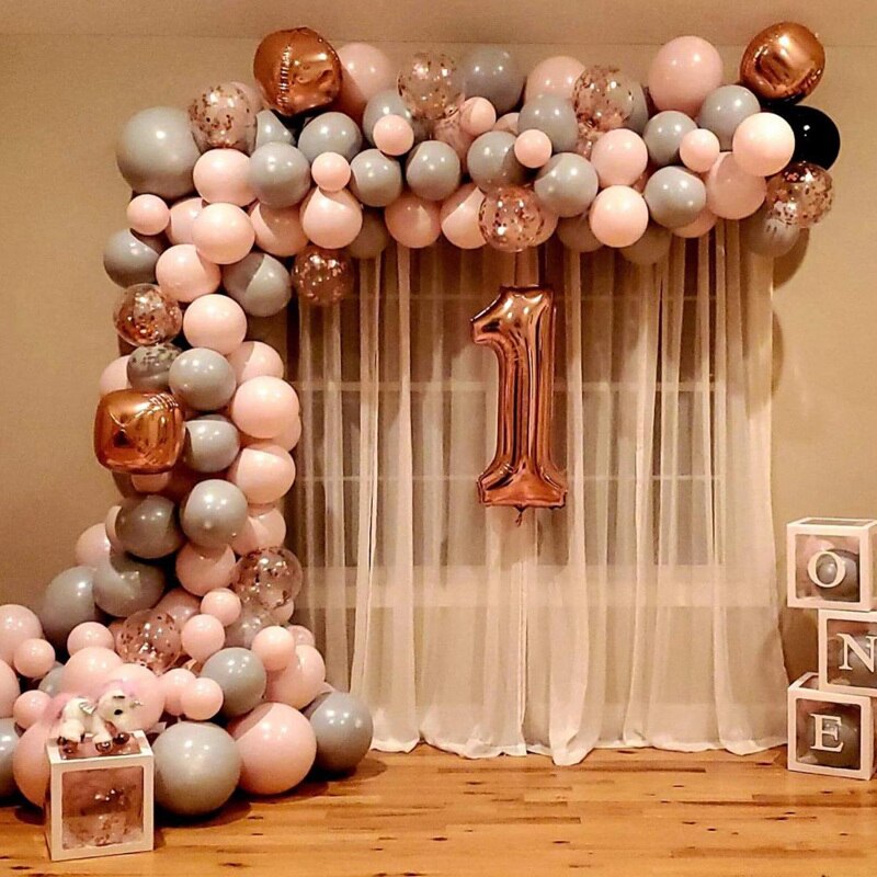 1Set Macaron Balloon Garland Arch Kit for Wedding Adult Birthday Party Decorations Supplies Kids Boy Girl Baby Shower Balloons - Originalsgroup