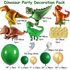 105pcs Dinosaur Balloons Garland Kit for Birthdays Baby Showers Decoration and comes with T Rex, Velociraptor, Brontosaurus - Originalsgroup