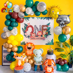 103pcs Animal Balloons Garland Arch Kit Latex Ballon Jungle Theme Party Supplies Kids Boy Birthday Party Decorations Baby Shower - Originalsgroup