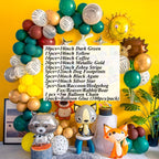 103pcs Animal Balloons Garland Arch Kit Latex Ballon Jungle Theme Party Supplies Kids Boy Birthday Party Decorations Baby Shower - Originalsgroup