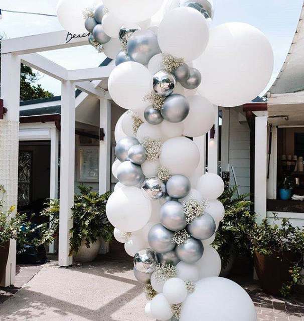 119pcs New Retro Color Bean Paste Green Balloon Arch Garland Kit Wedding Hawaiian Party Birthday Ballons Globos Decoration - Originalsgroup