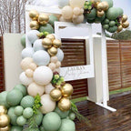 119pcs New Retro Color Bean Paste Green Balloon Arch Garland Kit Wedding Hawaiian Party Birthday Ballons Globos Decoration - Originalsgroup