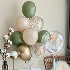 119pcs New Retro Color Bean Paste Green Balloon Arch Garland Kit Wedding Hawaiian Party Birthday Ballons Globos Decoration - Originalsgroup
