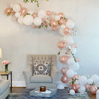PATIMATE Rose Gold Balloon Arch Garland Kit Wedding Birthday Baloon Birthday Party Decor Kids Baby Shower Latex Confetti Ballon - Originalsgroup