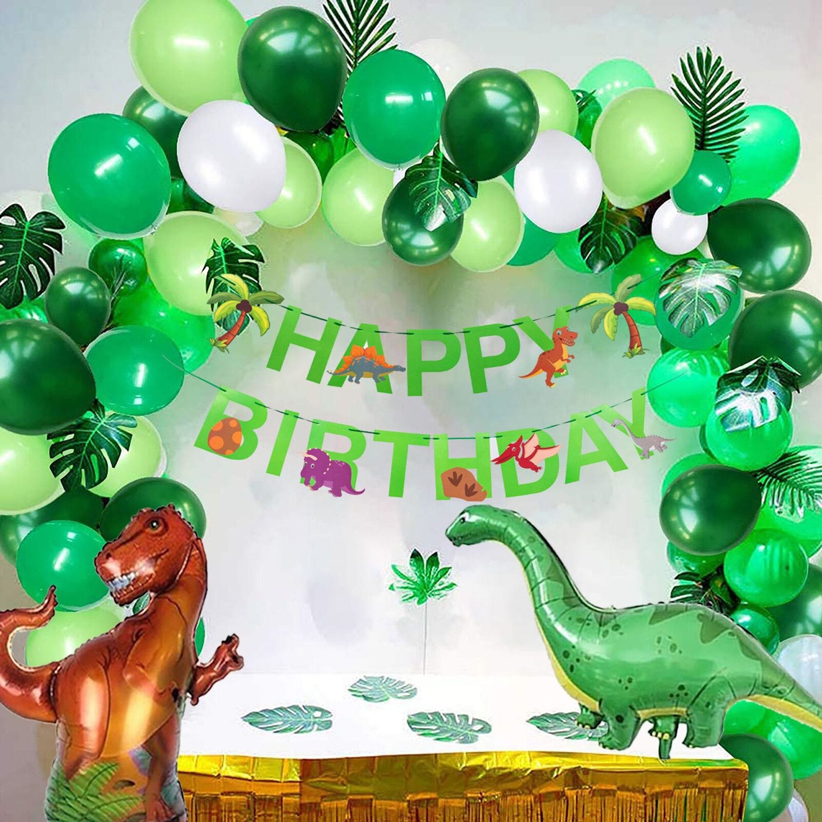 First Birthday Party Balloon Boy Dinosaur Birthday Balloon Arch Kit Dinosaur Balloon Banner Dinosaur Balloon Garland 40a - Originalsgroup