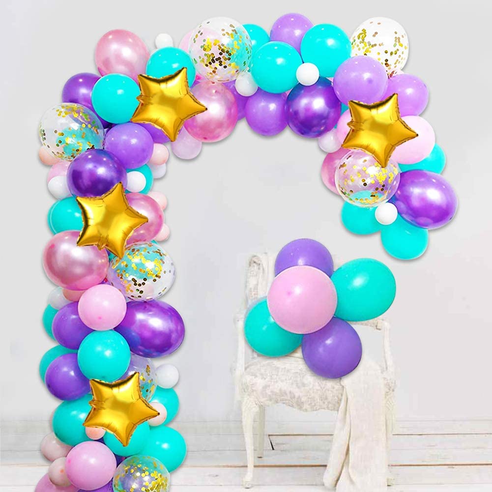 95pcs Unicorn Balloon Arch Garland Kit with Giant Unicorn Balloons Party Supplies Decoration for Girls Kid Birthdays Baby shower - Originalsgroup