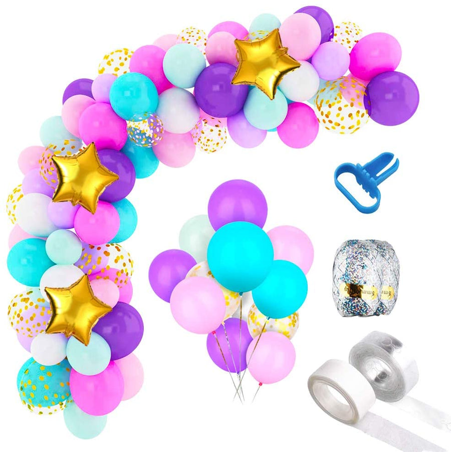 95pcs Unicorn Balloon Arch Garland Kit with Giant Unicorn Balloons Party Supplies Decoration for Girls Kid Birthdays Baby shower - Originalsgroup